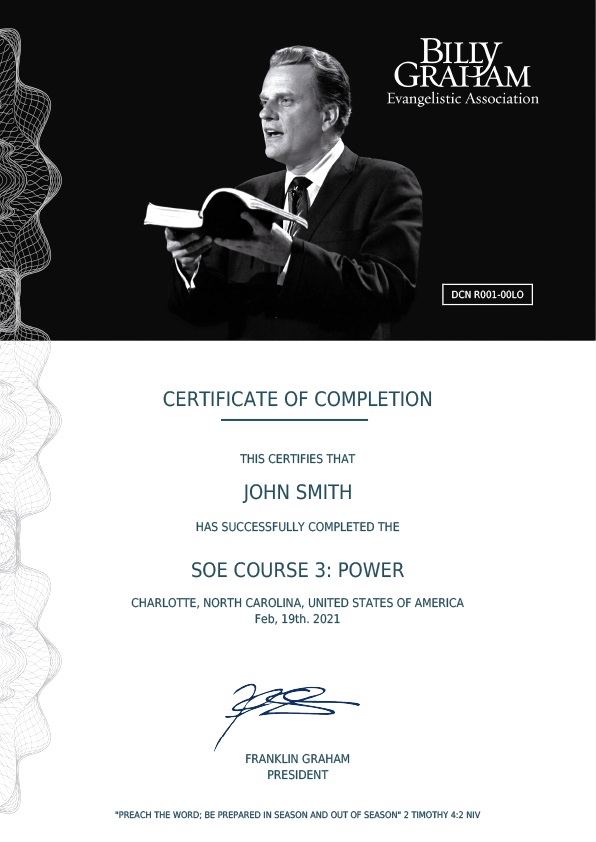 Certificate Three