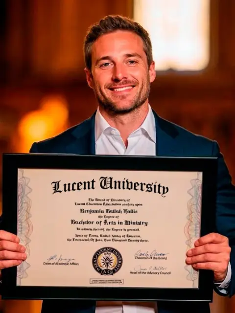 Diplômé en ligne titulaire d’un diplôme Bachelor de Lucent University